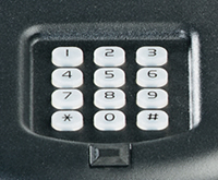 The digital keypad.