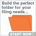 Build the perfect folder for your filing needs.