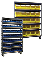 Series 200B Mobile Bins Storage Units.