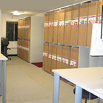 Our large document vertical file storage system is the most efficient method for storing your large documents.