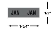 5000 Series Ames Match Month Labels.