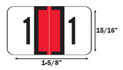 0300 Series Numeric labels.