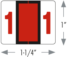 End-tab numeric labels.