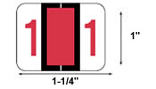 4200 Series TAB Match Numeric Labels.