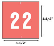 7800 Series GBS Match Numeric Labels.