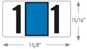 Jeter 8800 Series Numeric Labels.