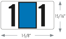 Numeric Labels 8800 Series.