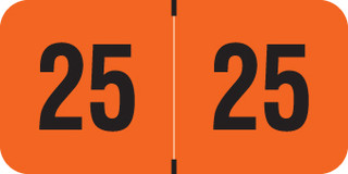 2025-Year-Label-Traco-Orange-Laminated-TRYM-25-T4