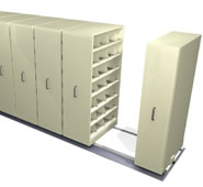 4-Post Shelving Manual Mobile Filing Systems.