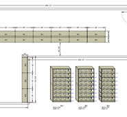 4-Post Shelving Single and Double Sections Filing.