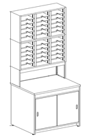 Mailroom Sorting Stations.