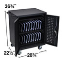 42 Tablet/Chromebook Computer Charging Cart.