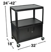 AV Cart With Storage.