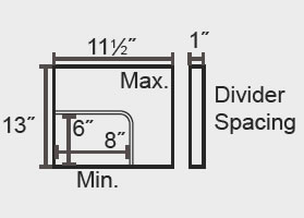 Inside measurements.