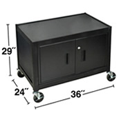 Mobile Locking Cabinet Cart.