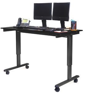 Power Adjust Standing Desk.