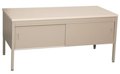 MTA Series 24" deep table with doors.