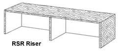 All RSR Risers are 12" High.