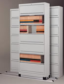 Flip 'n File Cabinet Kwik-Track Filing Systems.