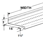 Ajustable shelves.