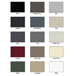 Mayline Standard Paint Finishes.