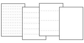 Laser Printer Transcription Labels.