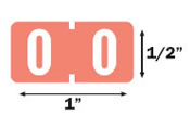 Tab 1277 Series Numeric Labels.