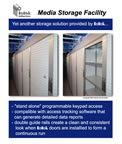 Rollok for media storage facility.