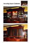 Rollok door for liquor cabinet - model 1.