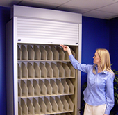 Rollok door on filing systems.