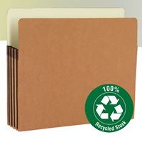 Top-tab file pockets.