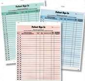 Patient Sign-In Label Forms.