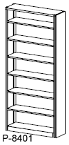 6 Shelves Automotive Shelving Unit.