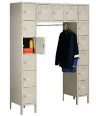 Locker with legs.