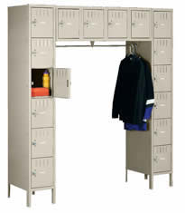 Locker wtih legs.