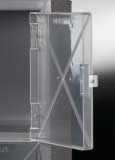 Heavy Duty reinforced Plexiglas doors.