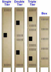 Locker Door Frame Assemblies.