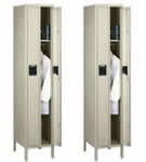 Duplex Lockers With Legs.