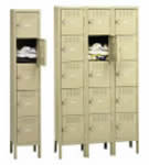 Five-Tier Lockers With Legs.