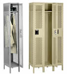 Ventilated Single-Tier Locker With Legs.