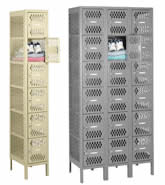 Steel Lockers With Legs.