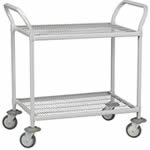 Wire Shelf Push Hand Carts.