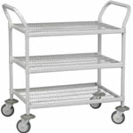 3 Shelves Wire Shelf Hand Carts.